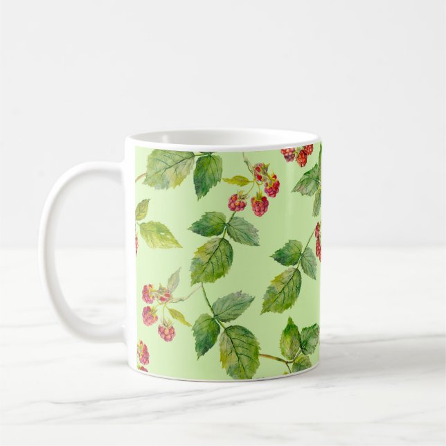 Mug Berry sain : framboise Arrière - plan sans mer. (Gauche)
