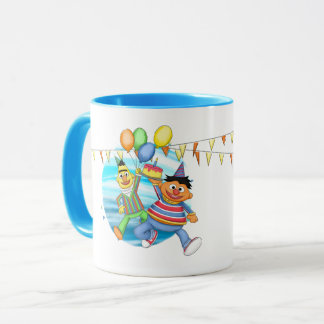 Mug Bert et Ernie Balloons d'anniversaire