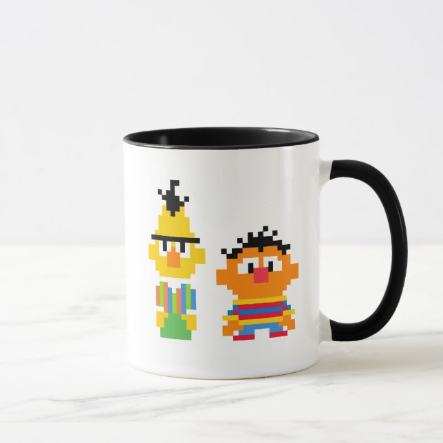 Mug Bert et Ernie Pixel Art (Droite)