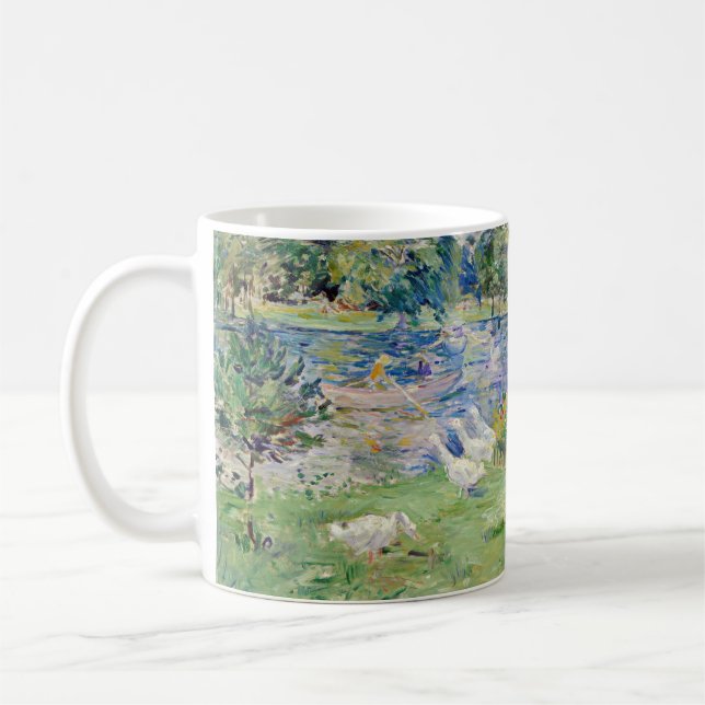 Mug Berthe Morisot - Fille en bateau avec oie (Gauche)