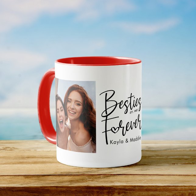 Mug Besoins personnalisés pour toujours BFF Modern Scr (Créateur téléchargé)