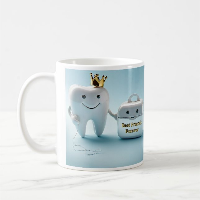 MUG " BEST AMIS FOREVER : TOOH ET FLOSS " (Gauche)