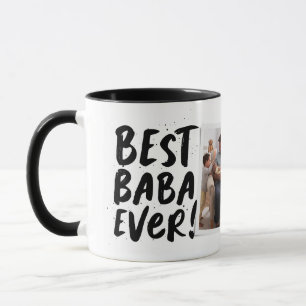 Mug Best Baba Ever photo moderne Fête des pères grecqu