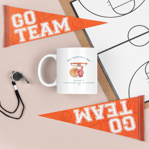 Mug Best Basketball Maman   Jolie photo Monogramme