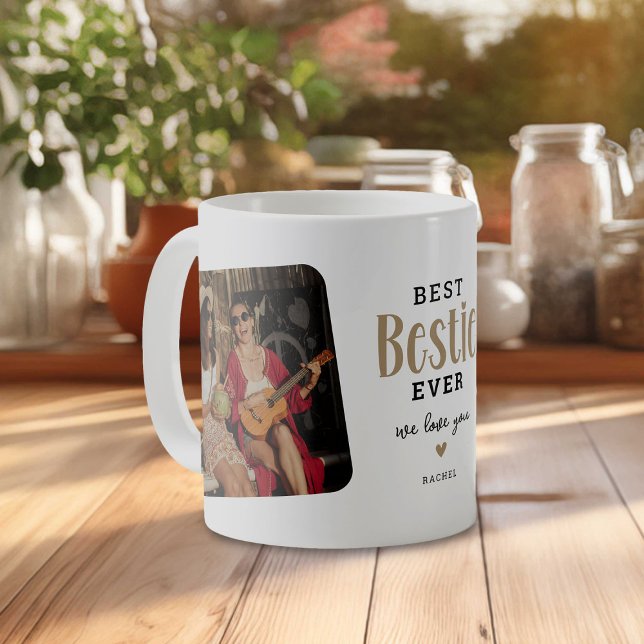 Mug Best BESTIE Ever 2 Photo Mignonne Cadeau (Créateur téléchargé)