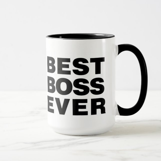 MUG BEST BOSS EVER (Droite)