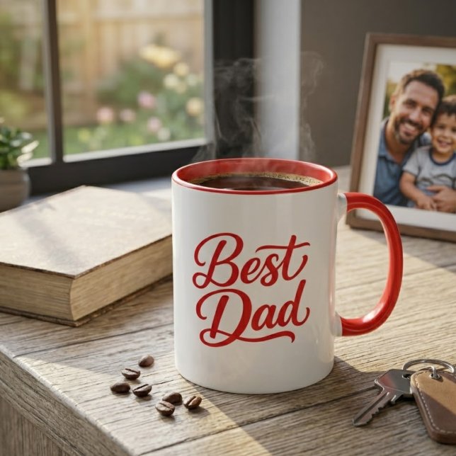 Mug Best Dad Ever Gift Tee (Créateur téléchargé)