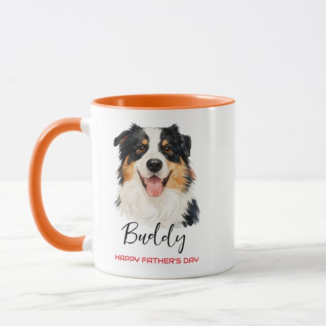 Mug Best Dog Dad Ever | Custom Father’s Day (Gauche)