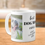 Mug Best Dog Mama Ever Personalized Photos de Names<br><div class="desc">Celebrate the best dog mama ever with this personalized mug You can easily add two photos of your dog(s),  name(s) and year.</div>