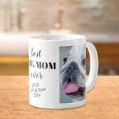 Mug Best Dog Mama Ever Personalized Photos de Names