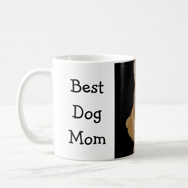 Mug Best Dog Mom Your Pet Image Photo Photo Photo Mode (Gauche)