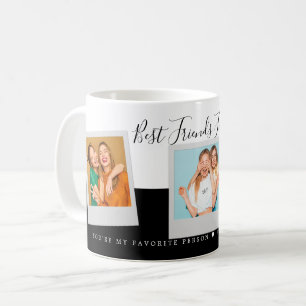 Mug Best Friends Cadeau BFF Cute Bestie Photo Collage
