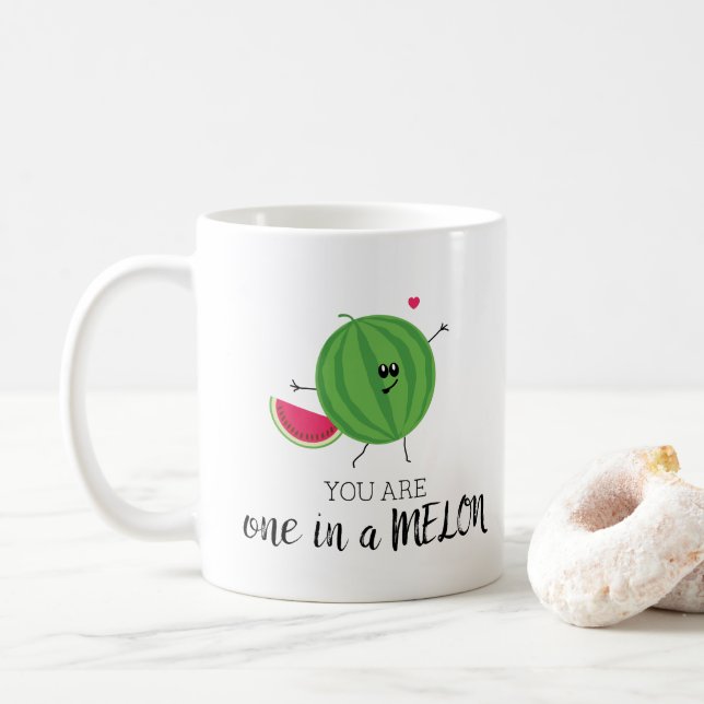 Mug Best Friends One in a Million Melon Cute Food Fun (Avec donut)
