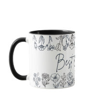 Mug Best Grand-mère Fleurs sauvages