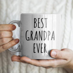Mug "Best Grandpa Ever" Simple Farmhouse moderne
