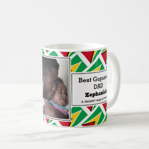Mug BEST GUYANESE Drapeau DAD Guyanais Photo personnal