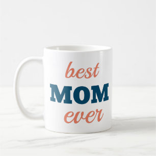 Mug Best Mom Ever 4 Photo Collage Personnaliser Photos