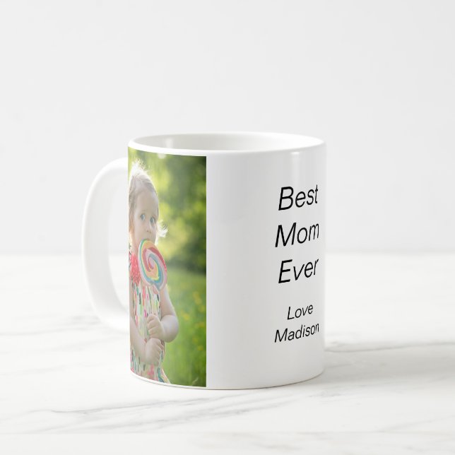 Mug Best Mom Two Photo (Devant gauche)