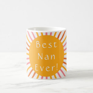 Mug Best Nan Boho Retro Sun