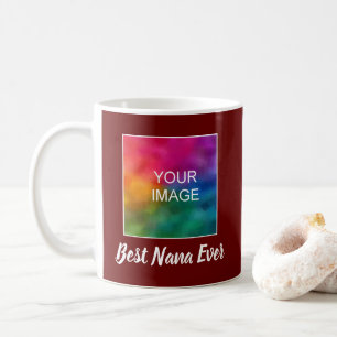 Mug Best Nana Ever Custom Script Cadeau Pour Grand-Mèr