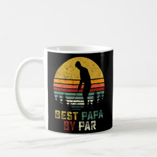 Mug Best Papa By Par Fête des pères Golf Cadeau Grandp