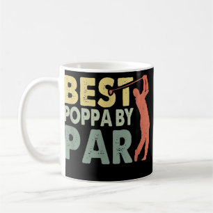 Mug Best poppa By Par Fête des pères Golf Cadeau Grand