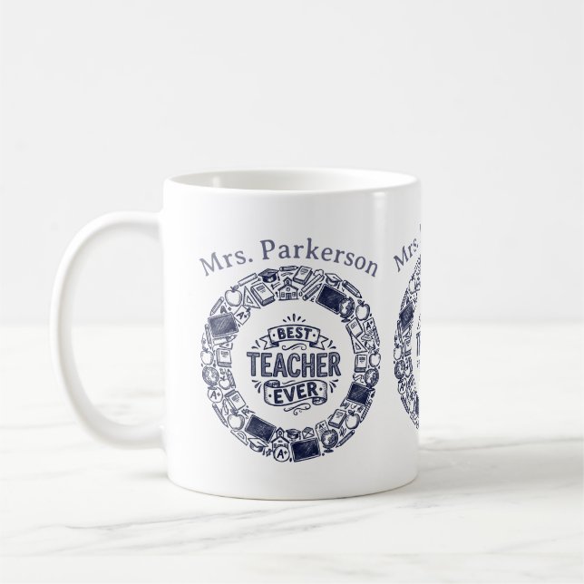 Mug Best Teacher Ever (Gauche)