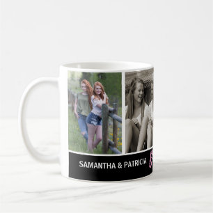 Mug Bestie de Collage de photos d'amis de BFF pour tou