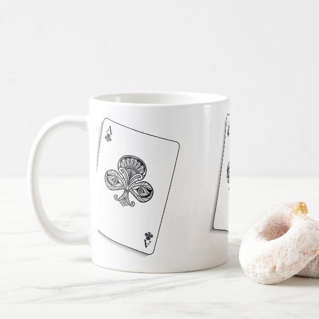 Mug Bet on coffee and luck (Avec donut)