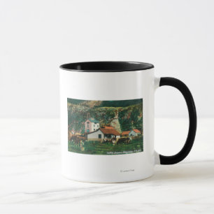 Mug Bétail parmi des granges SceneSkagway, AK