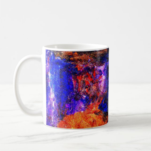 Mug Bête bleue Courir le feu (Gauche)