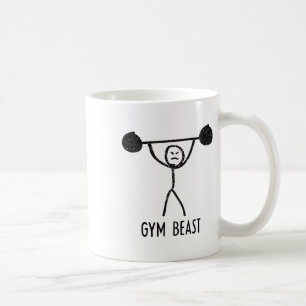 Mug Bête de gym exercice de musculation drôle forme ph