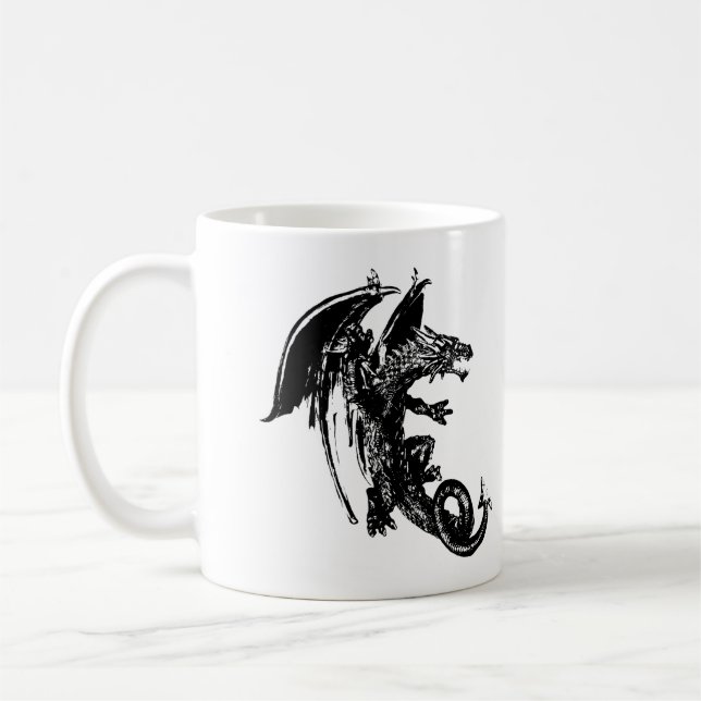Mug Bête de la Nuit Créature de l'Ombre Dragon Mystiqu (Gauche)