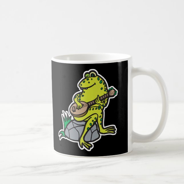 Mug bête grenouille jouant de la guitare (Droite)
