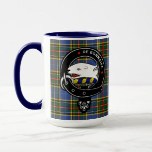 Mug Bethune Clan Badge & Tartan