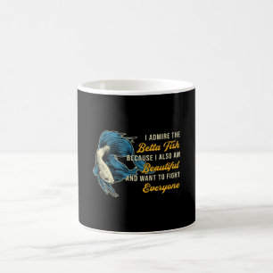 Mug Betta Fish Parce Que L'Amoureux De L'Aquarium Comb