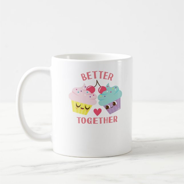 Mug Better Together Love Heartfelt Design  (Gauche)