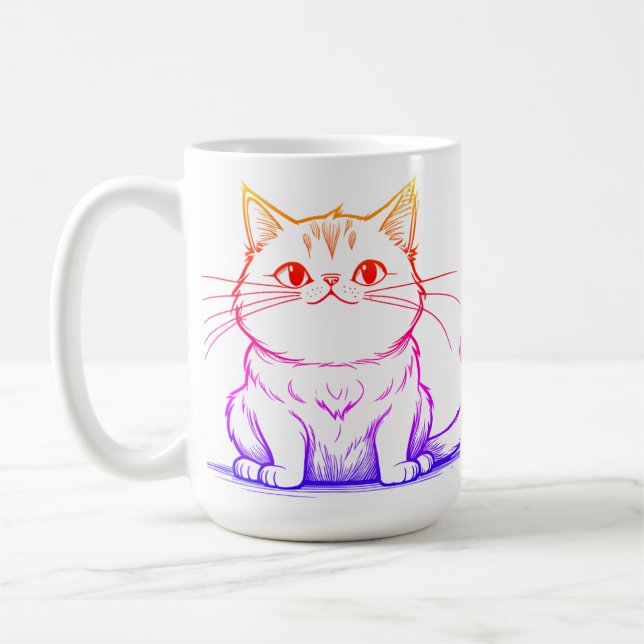 Mug Beurk les gens  Oui les chats (Gauche)