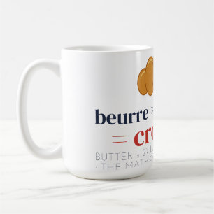 Mug Beurre 27 Couches Croissant Drôle de Maths