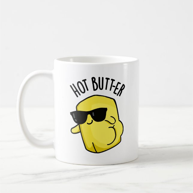 Mug Beurre chaud amusant jeu de nourriture (Gauche)