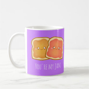 Mug Beurre D'Arachide Et Jelly De Fraise