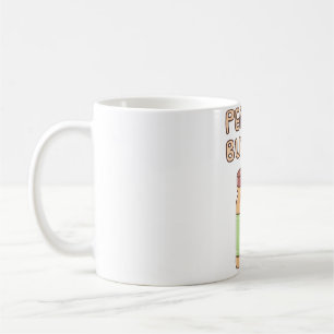Mug Beurre d'arachide mignonne Doodé de pot