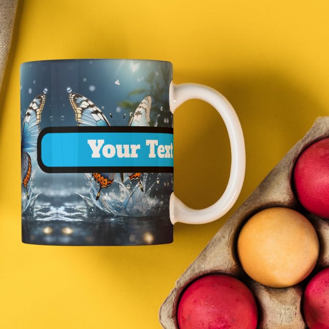 Mug Beurre de café de la natation (Créateur téléchargé)