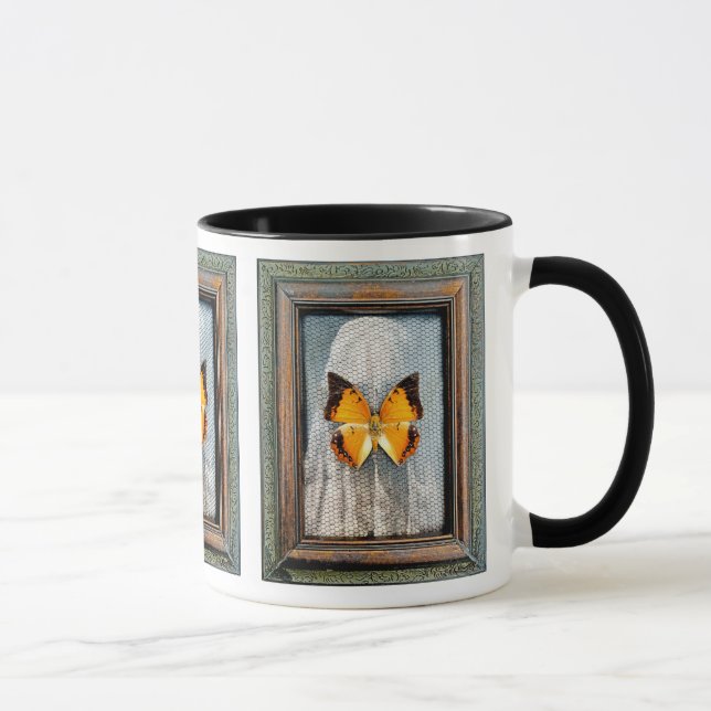 Mug Beurre de papillon à bordure noire NV3 (Droite)
