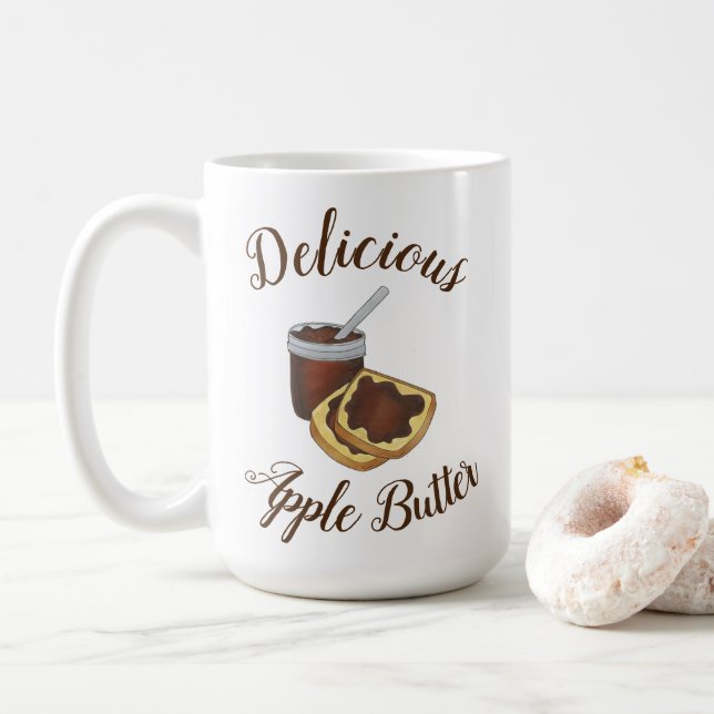 Mug Beurre de pomme maison délicieux Pennsylvanie Néer (Avec donut)