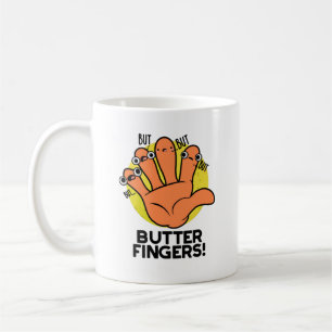 Mug Beurre Doigts Funny Anatomie Pun