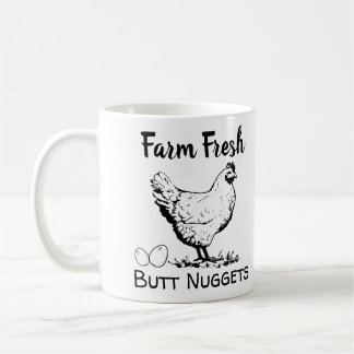 Mug Beurre frais de ferme amusant qui noie les oeufs d