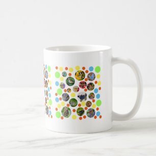 Mug Beurre moderne tendance Pois Enfants