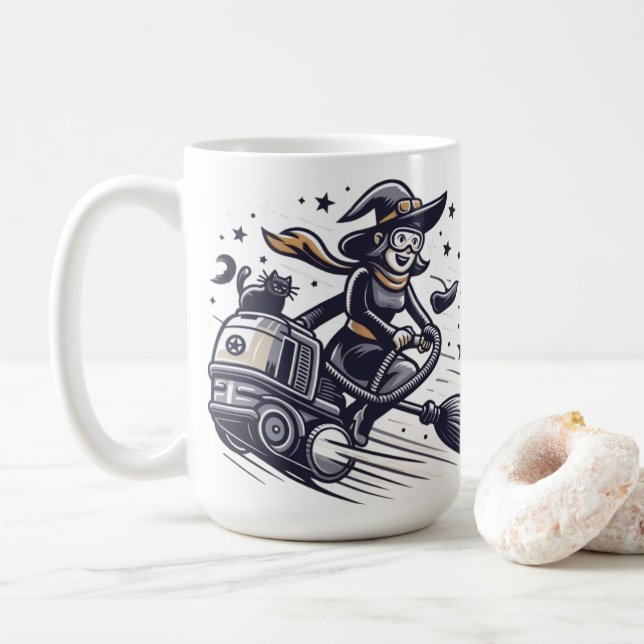 Mug Bewitching Boost : Une Haunt Halloween à haute vit (Avec donut)