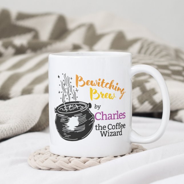 Mug Bewitching Brew Wizard Funny Personnalisable (Créateur téléchargé)